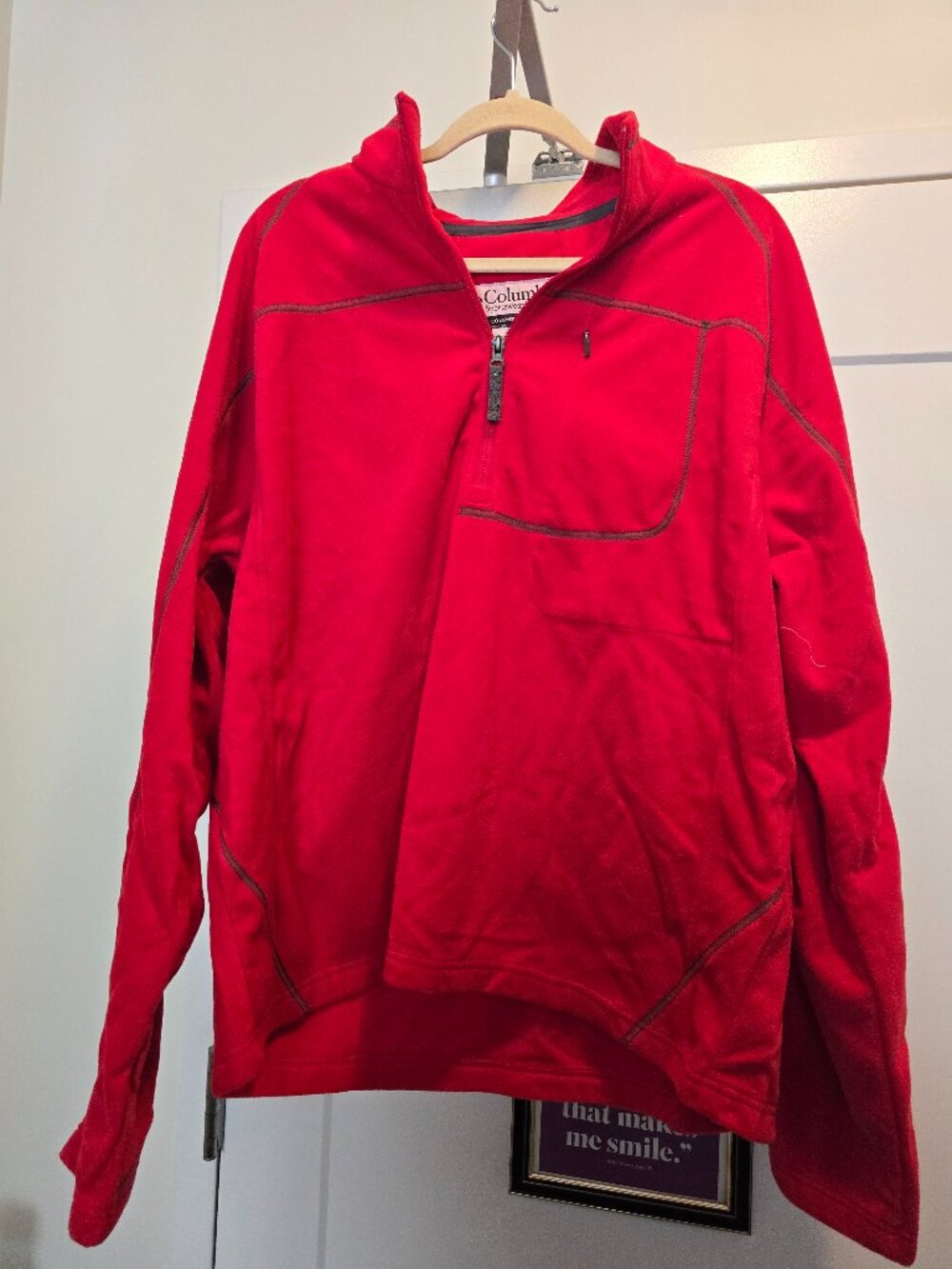 Columbia Men's XXL 1/4 Zip Fleece Pullover
